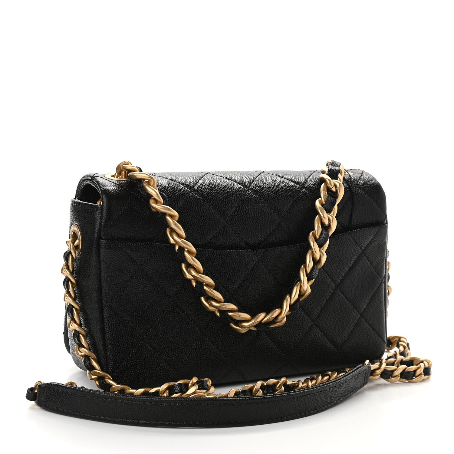 Chanel Caviar Quilted Small Fashion Therapy Flap Bag Black 3 of 9