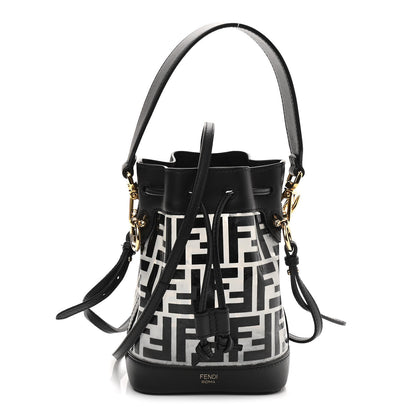 Fendi TPU FF Vitello Grace F is Fendi Mini Mon Tresor Bucket Bag Black 1 of 11