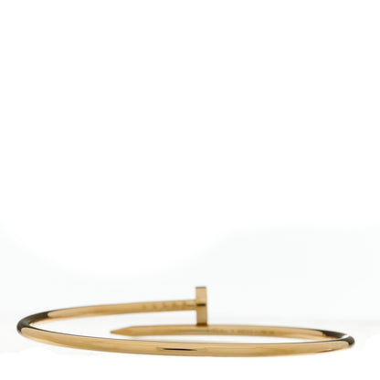 Cartier 18K Yellow Gold Small Juste Un Clou Bracelet 17 2 of 4