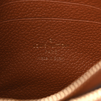 Louis Vuitton Empreinte Monogram Giant Double Zip Pochette Caramel 7 of 11
