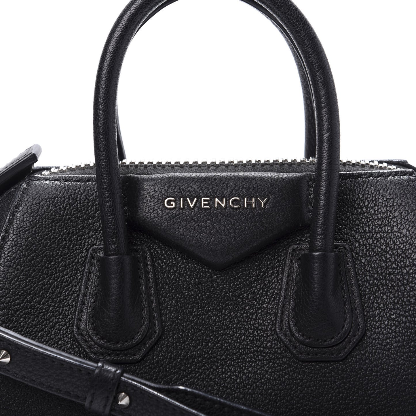 Sugar Goatskin Mini Antigona Black