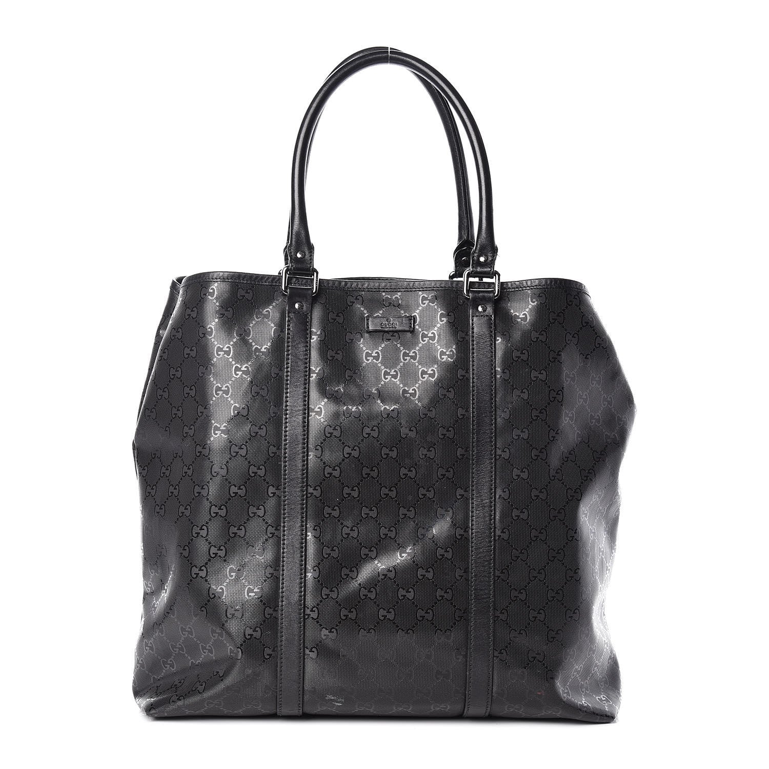 Gucci Imprime Monogram Cuoio Canyon Joy Vertical Tote Black 1 of 10