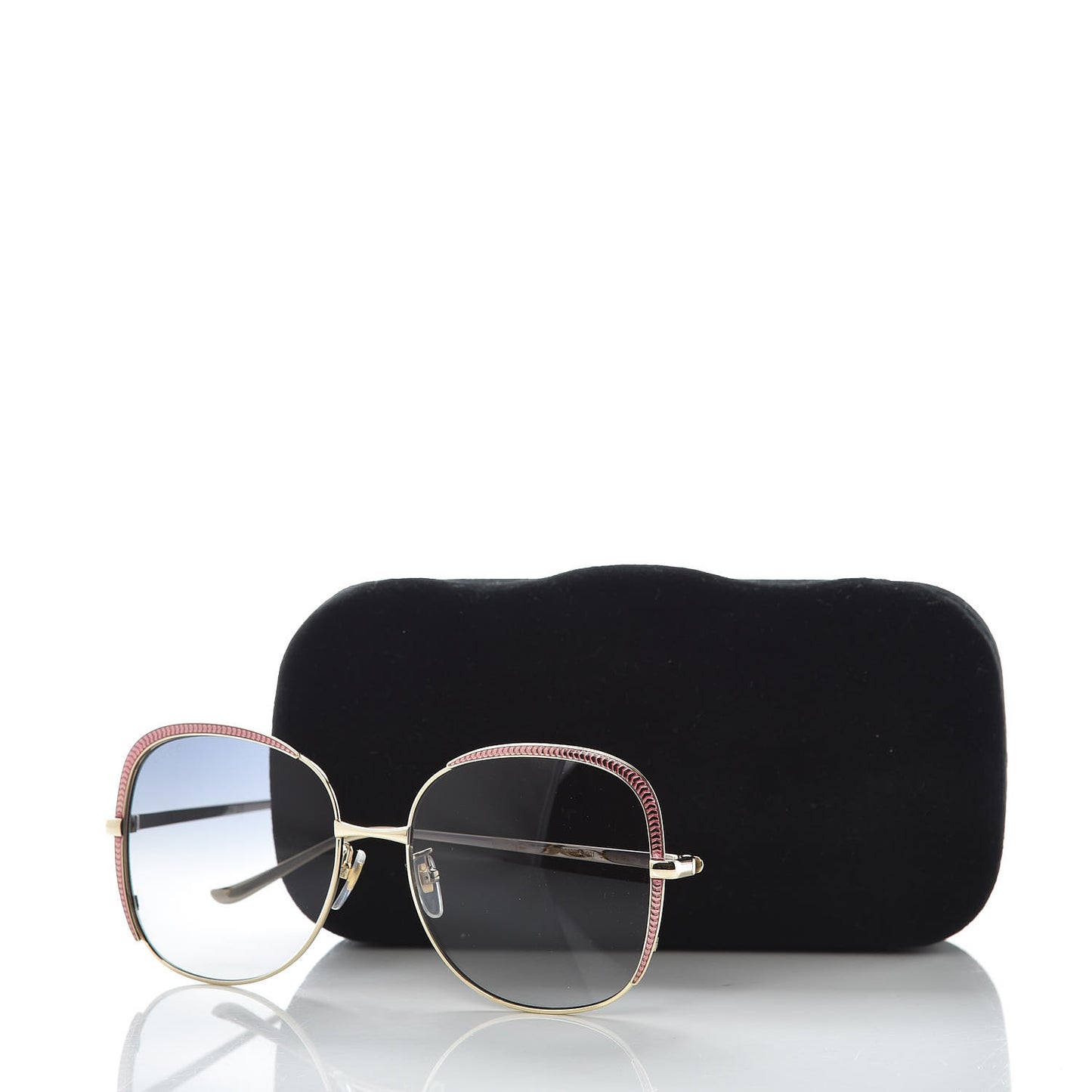 Acetate Oversize Square Frame GG0400S Sunglasses Gold