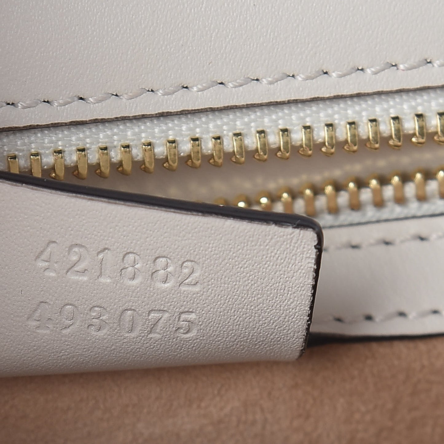 Calfskin Embroidered Small Sylvie Shoulder Bag White