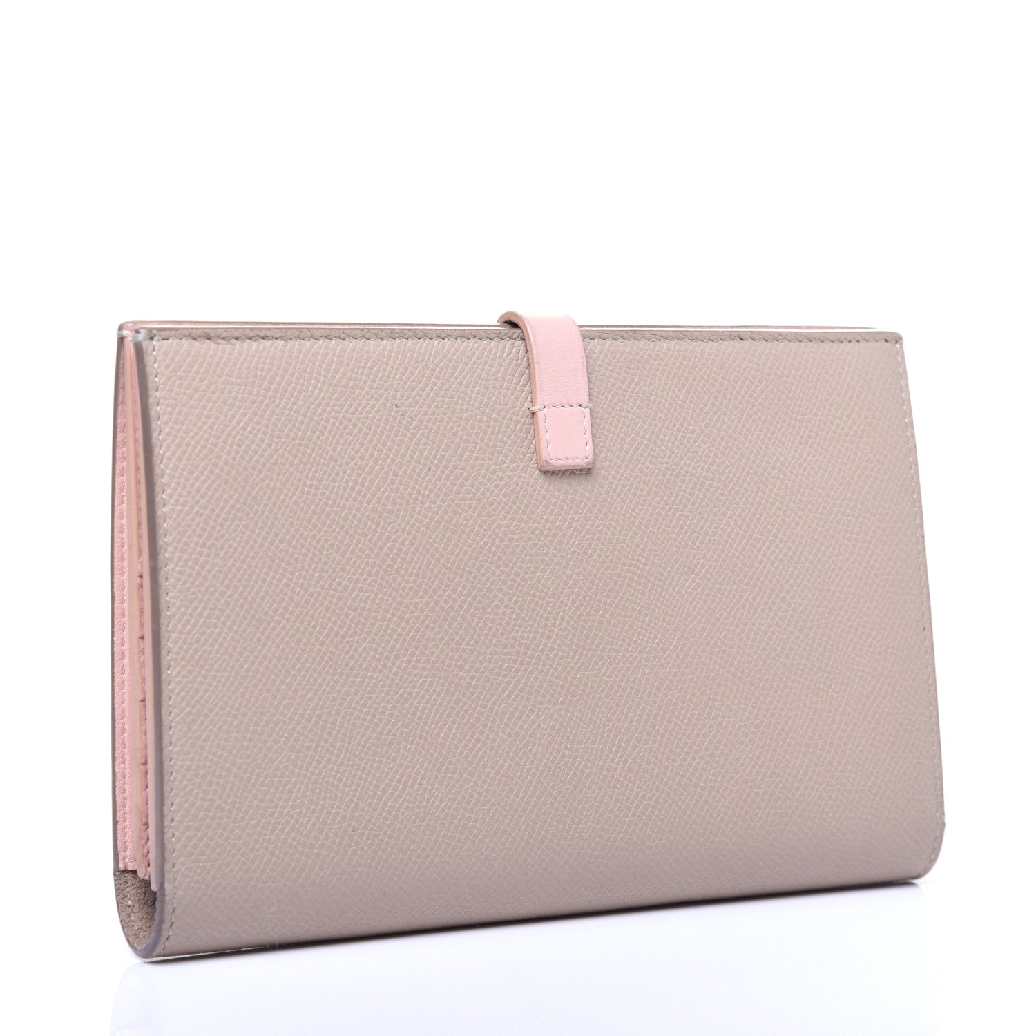 Celine Calfskin Large Multifunction Strap Wallet Light Taupe 3 of 9