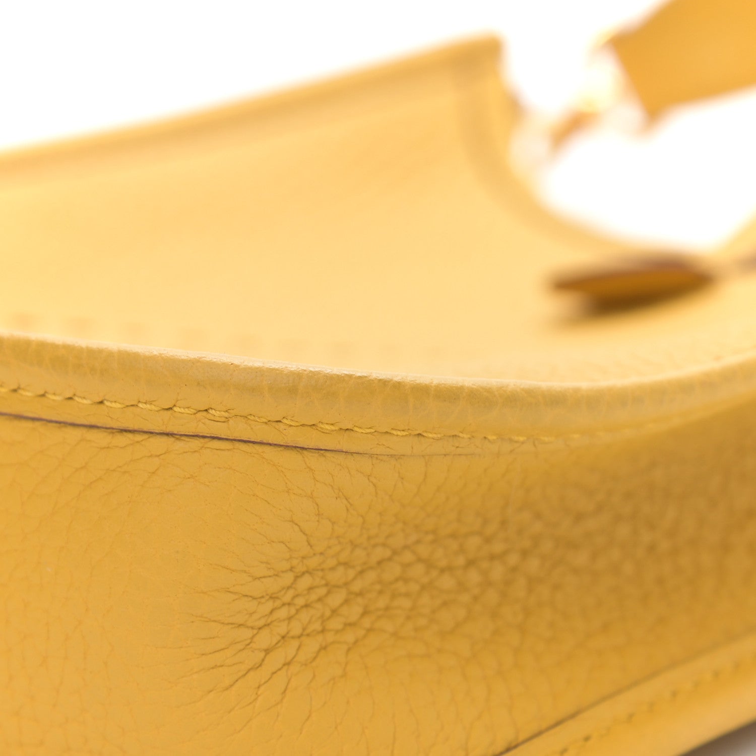 Hermes Taurillon Clemence Evelyne TPM Jaune Ambre 10 of 10