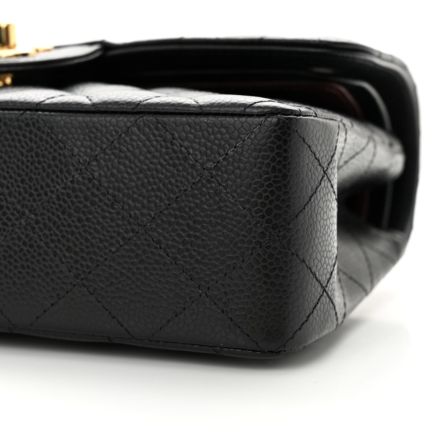 Chanel Caviar Quilted Small Double Flap Black 10 of 11