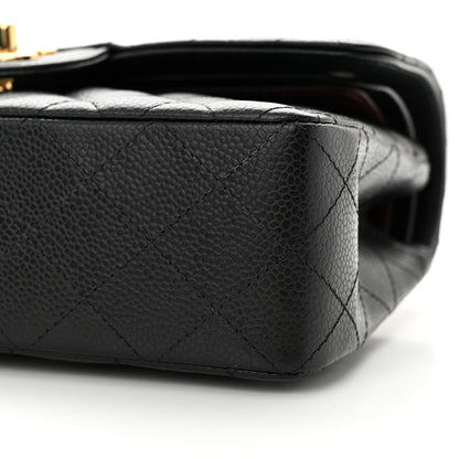 Chanel Caviar Quilted Small Double Flap Black 10 of 11