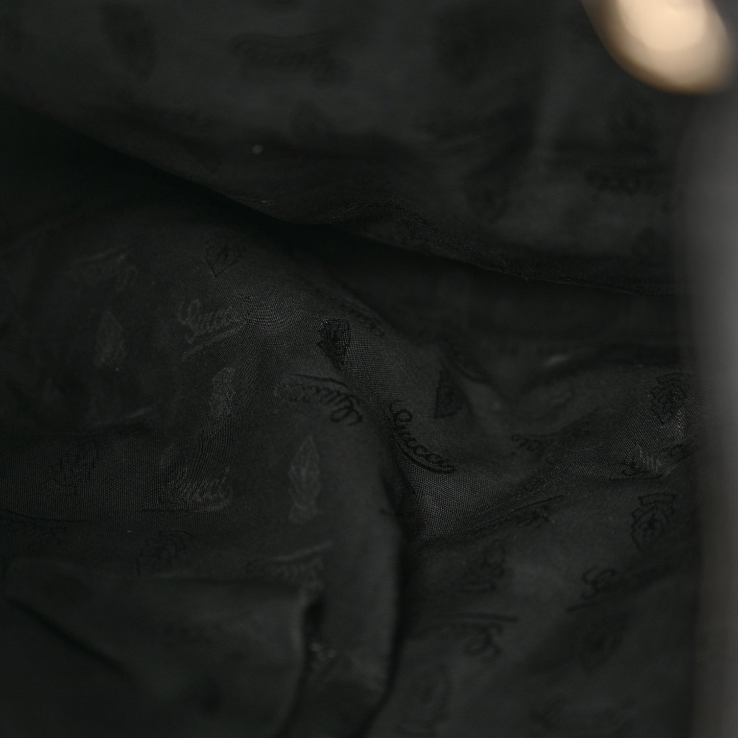 Guccissima Large New Ladies Web Hobo Black