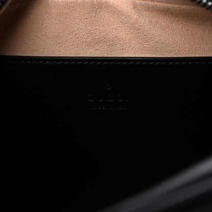 Gucci Calfskin Matelasse Small GG Marmont Chain Shoulder Bag Black 6 of 8