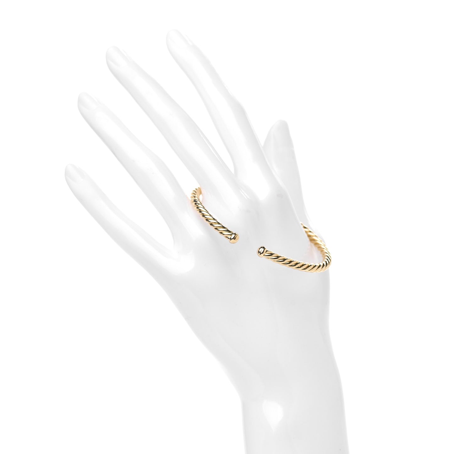 18K Yellow Gold 4mm Cablespira Bracelet