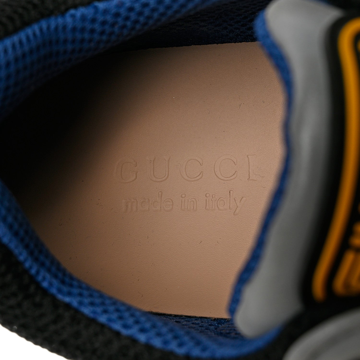 Gucci X SEGA Mesh Technical Canvas Calfskin Reflective Mens Flashtrek Sneakers 10.5 Silver Black 6 of 8