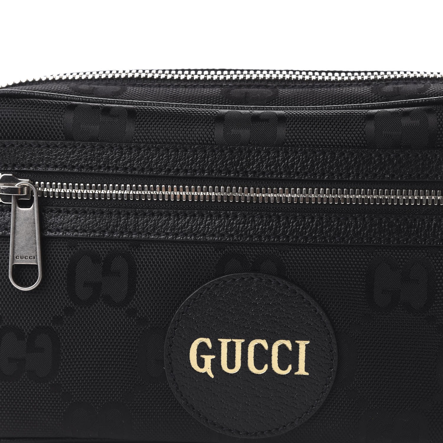 Gucci Econyl Nylon Monogram Off The Grid Belt Bag Black 10 of 10