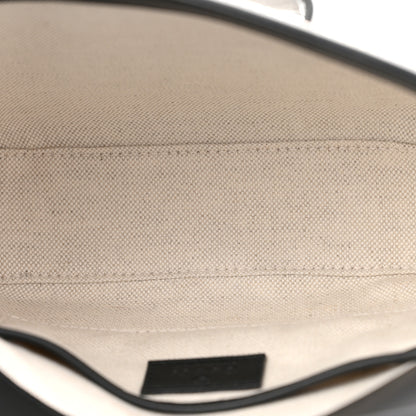 Gucci GG Supreme Monogram Horsebit 1955 Soft Small Shoulder Bag Beige Black 5 of 10