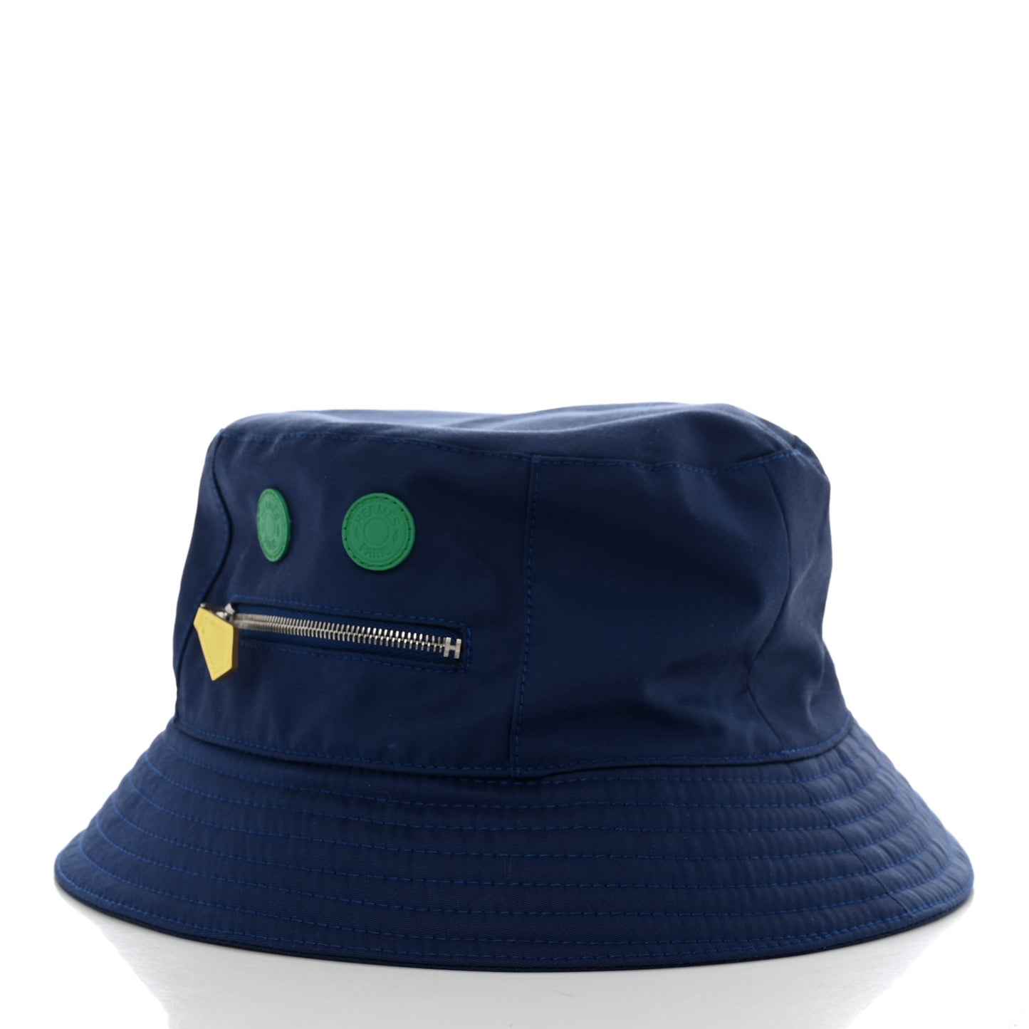 Gabardine Cotton Swift Bob Elvis Robot Bucket Hat 58 Bleu
