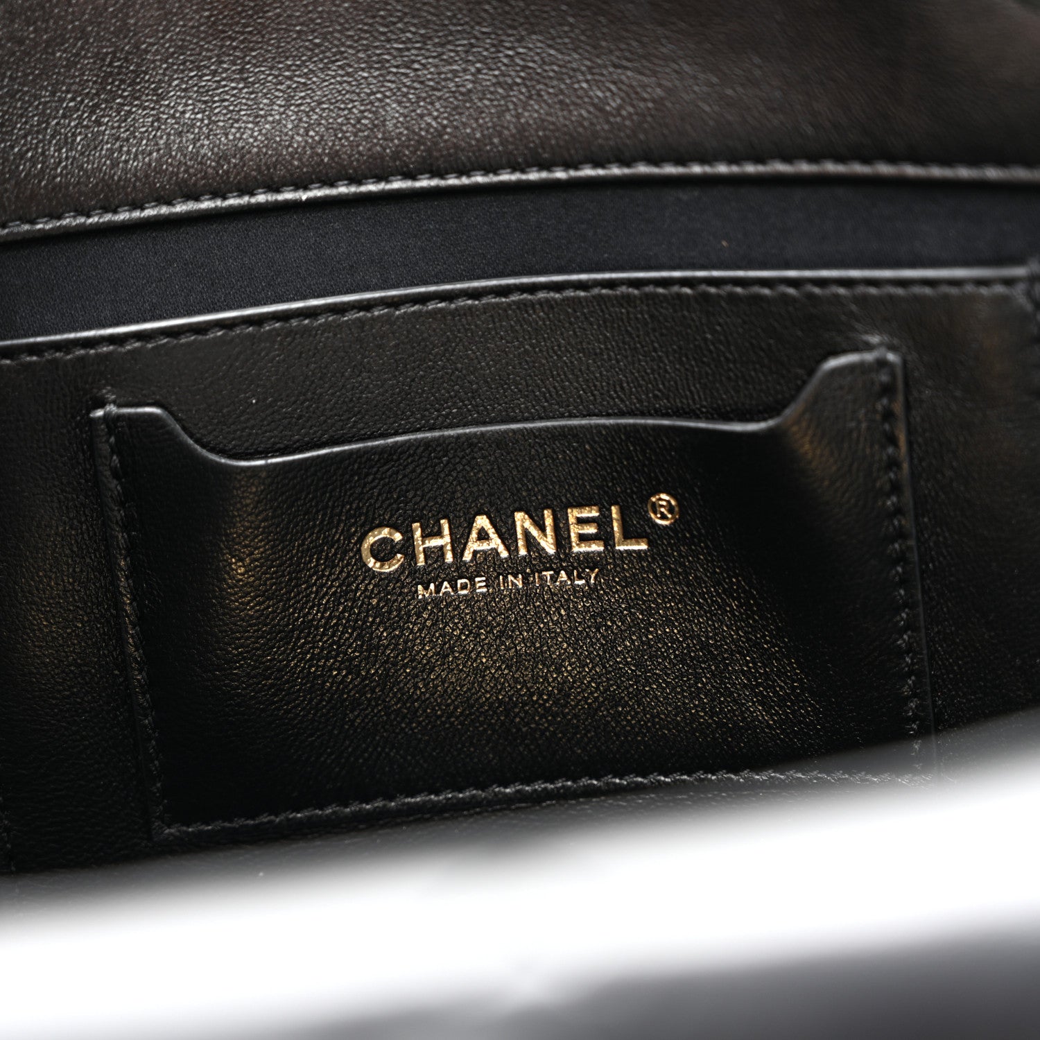 Chanel Raffia Braided Lambskin Small Shopping Tote Beige Black 7 of 12