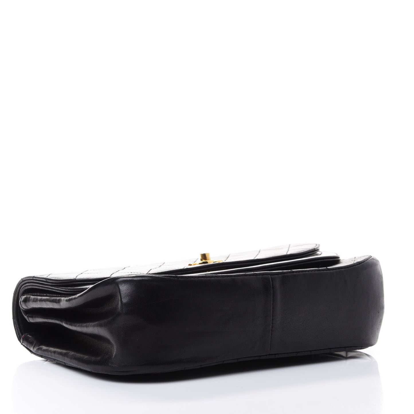 Lambskin Quilted Small Flap Black