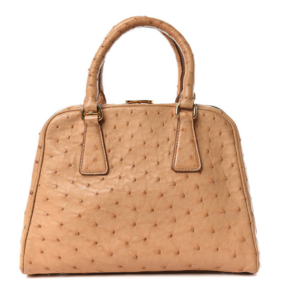 Prada Ostrich Pyramid Bag Soleil 1 of 18