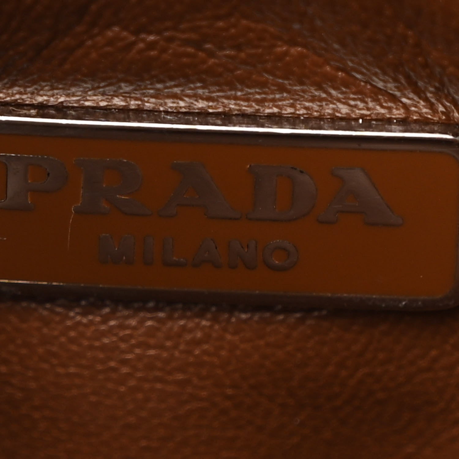 Prada Saffiano Cuir Small Twin Tote Cannella 7 of 11