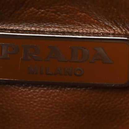 Prada Saffiano Cuir Small Twin Tote Cannella 7 of 11