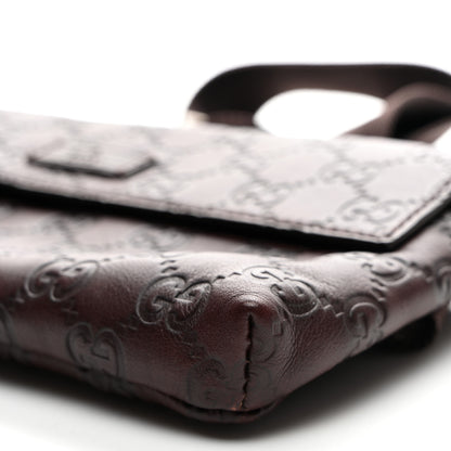Gucci Guccissima Waist Belt Bag Dark Brown 10 of 10