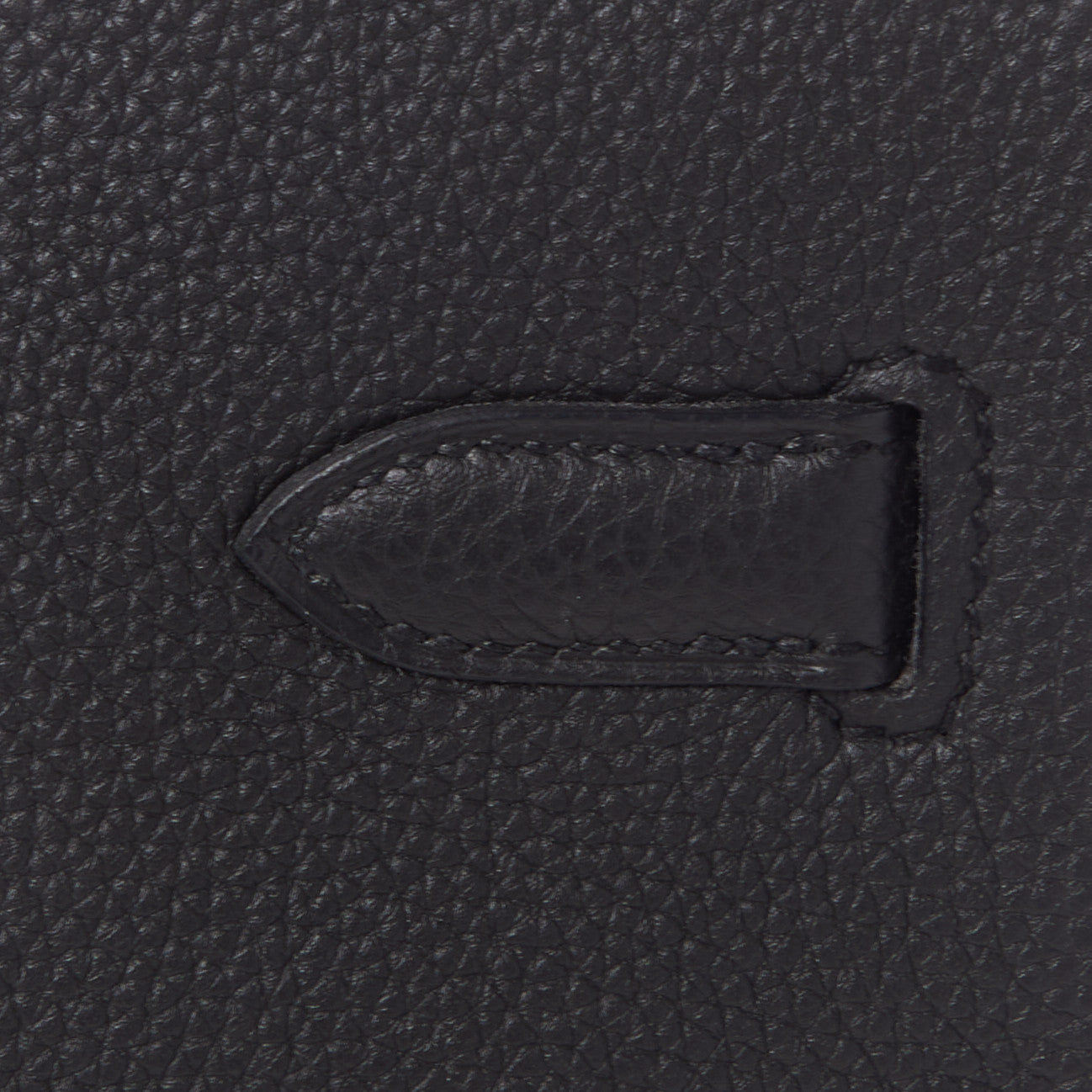 Togo Verso Birkin 35 Black Bleu Agate