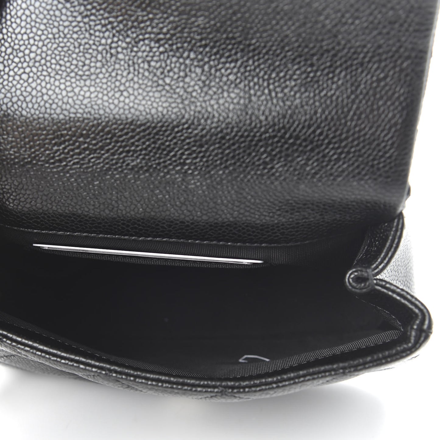 Caviar Quilted Incognito Mini Square Flap Black