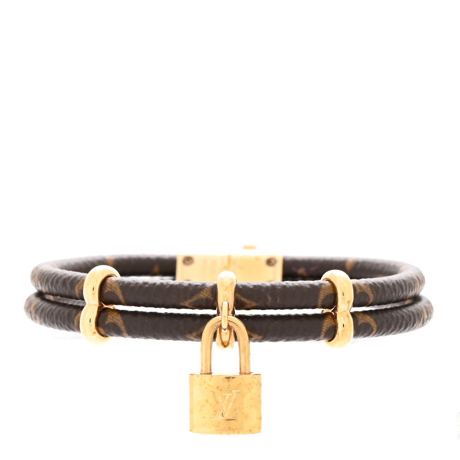 Louis Vuitton Monogram Keep it Twice Bracelet 19 1 of 4