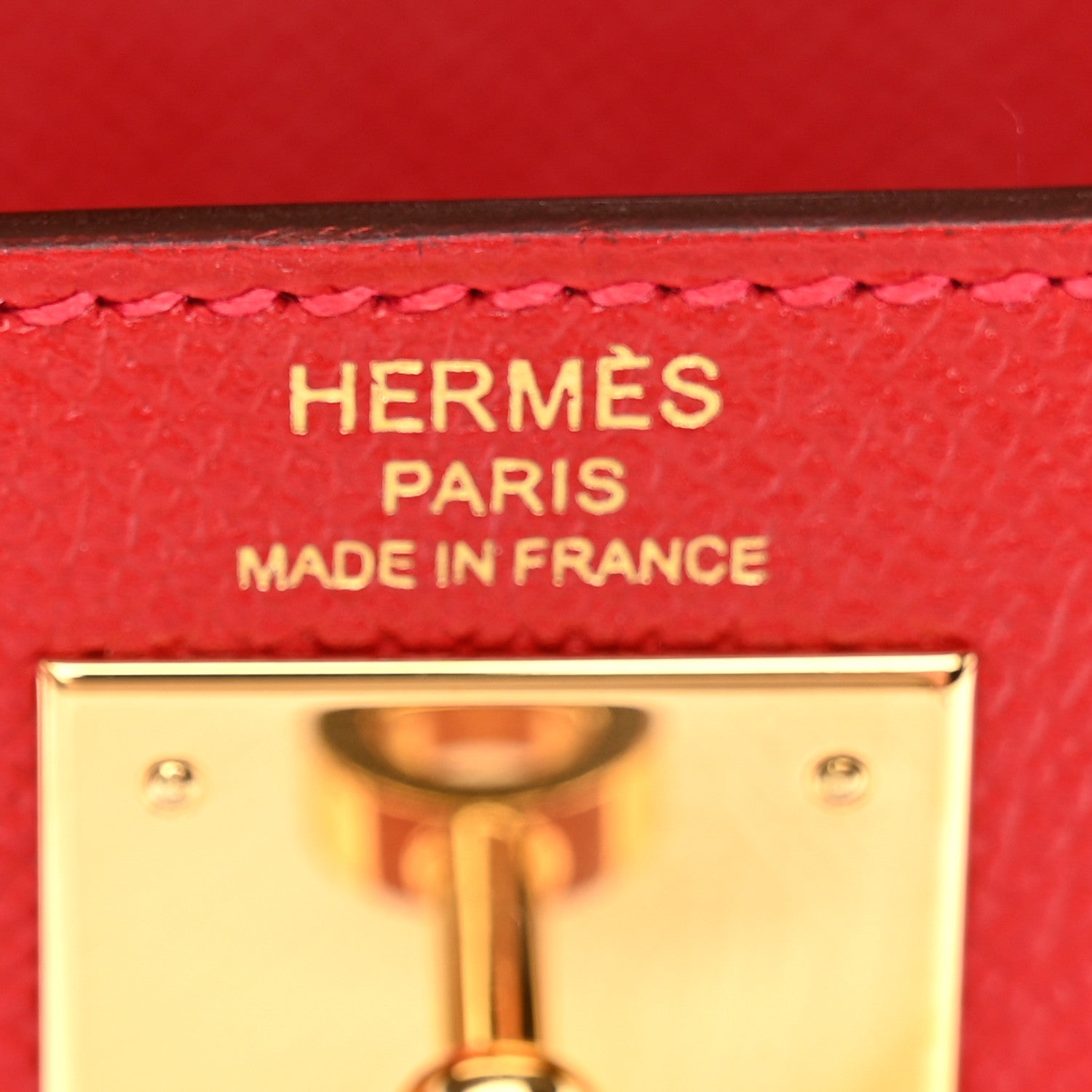 Hermes Epsom Kelly Sellier 28 Rouge Casaque 6 of 10