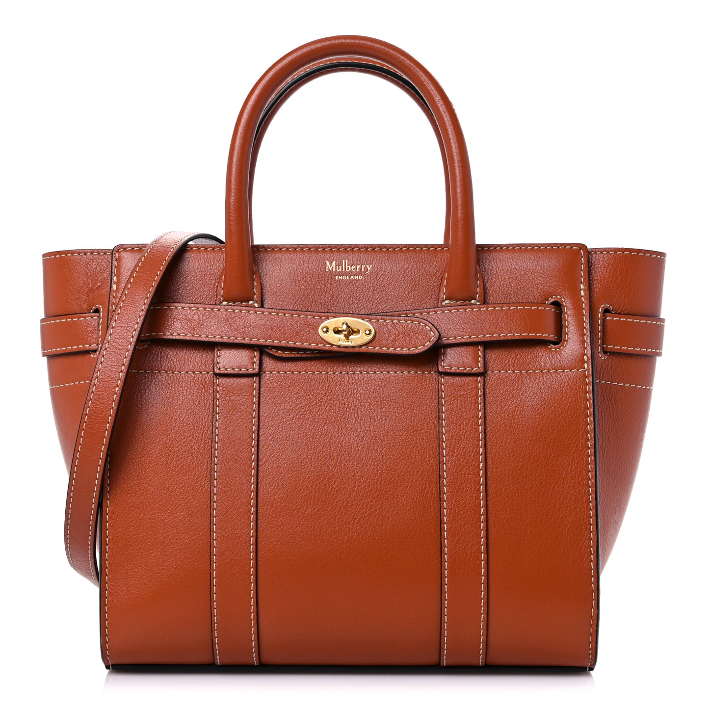Small Classic Grain Mini Zipped Bayswater Chestnut