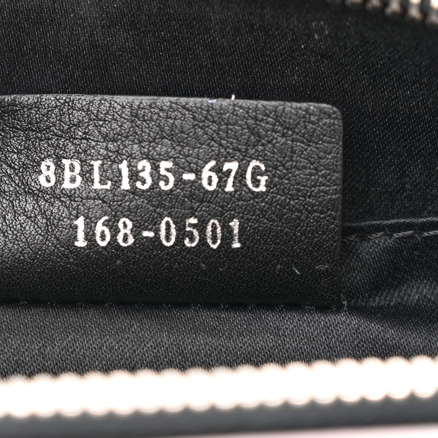 Fendi Vitello Dolce Crystal Croc Tail Mini By The Way Boston Bag Black Multicolor 7 of 10