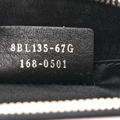 Fendi Vitello Dolce Crystal Croc Tail Mini By The Way Boston Bag Black Multicolor 7 of 10