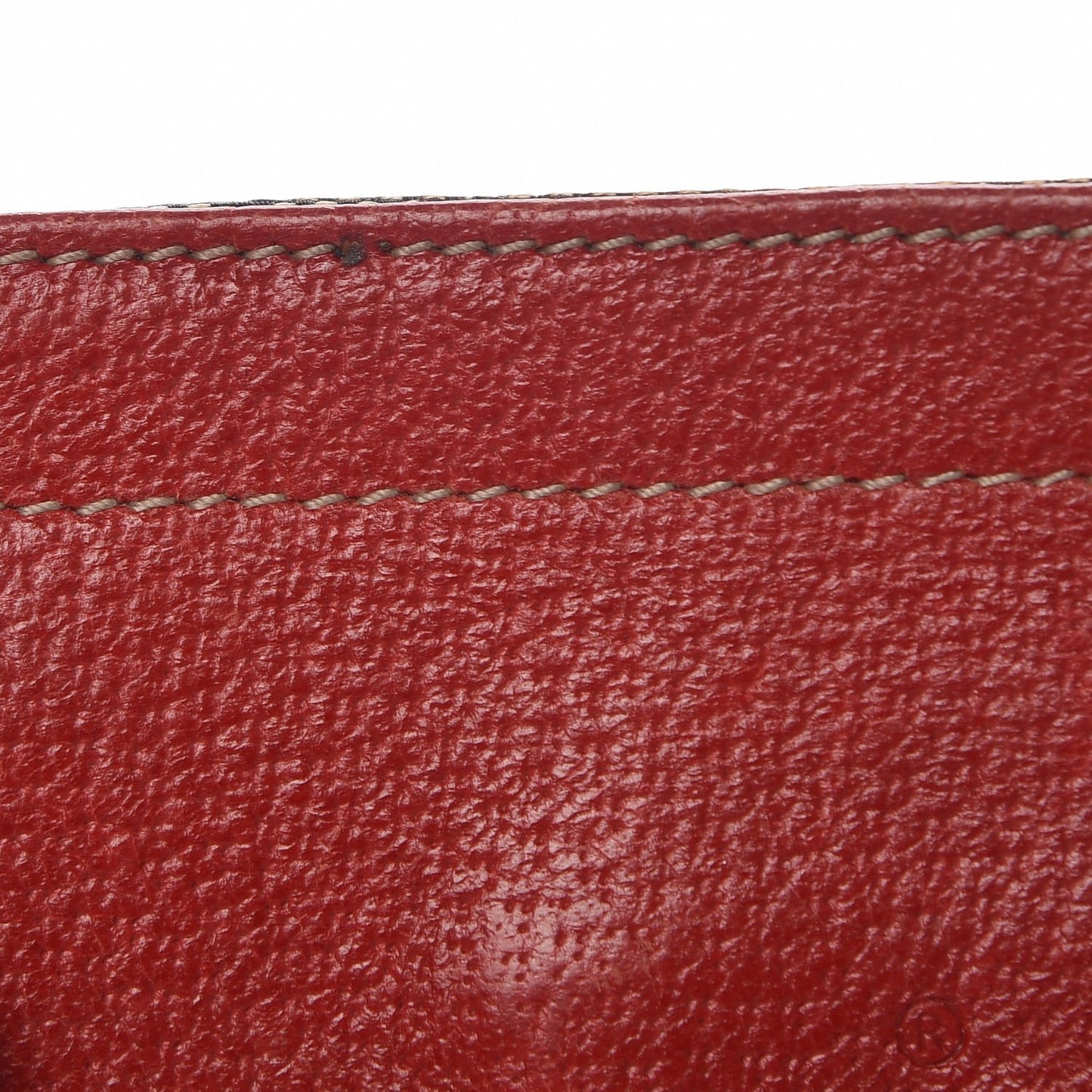 GG Monogram Web Double Pocket Belt Bag Navy Red
