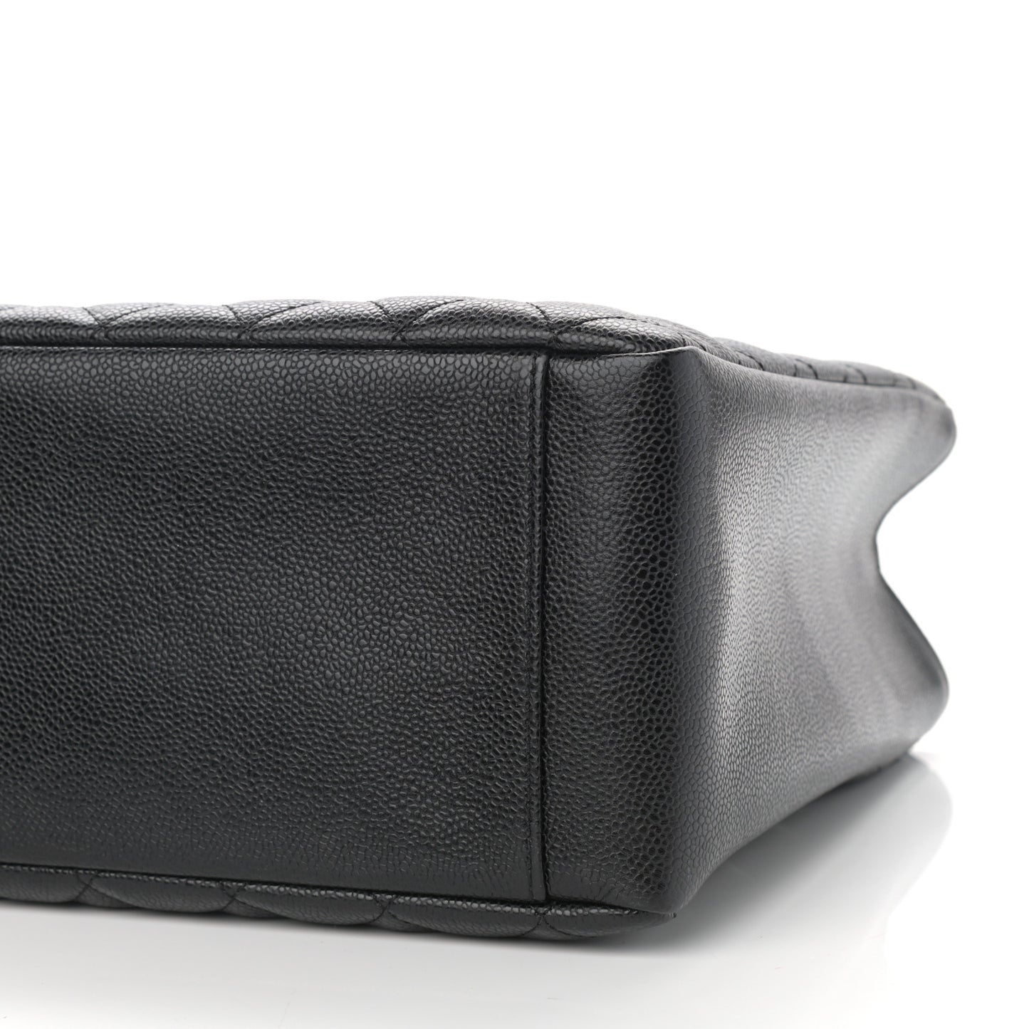 Caviar Quilted Grand Shopping Tote GST Black