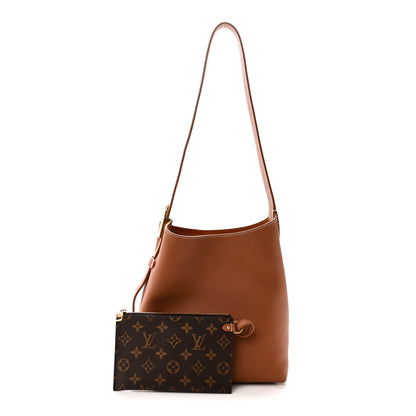Louis Vuitton Grained Calfskin Low Key Hobo PM PM Cognac 3 of 11