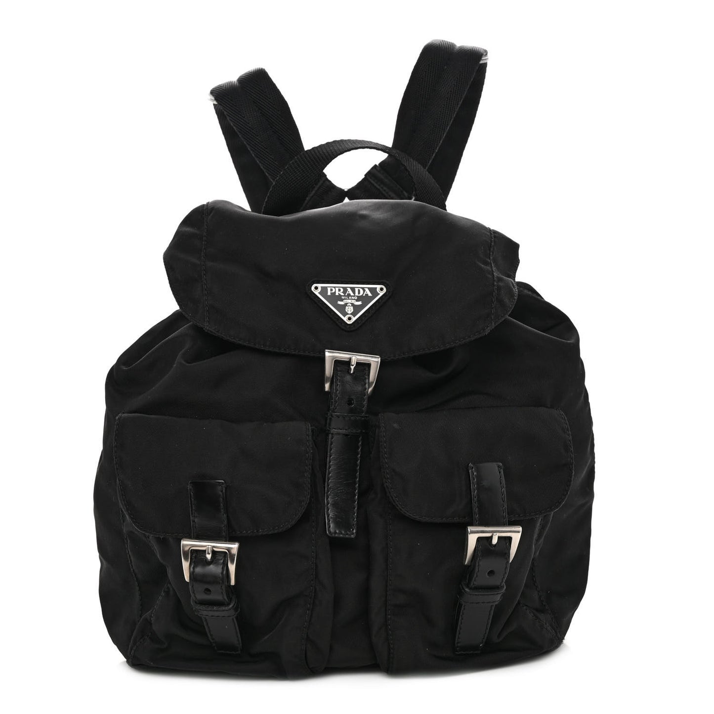 Nylon Vela Small Backpack Black