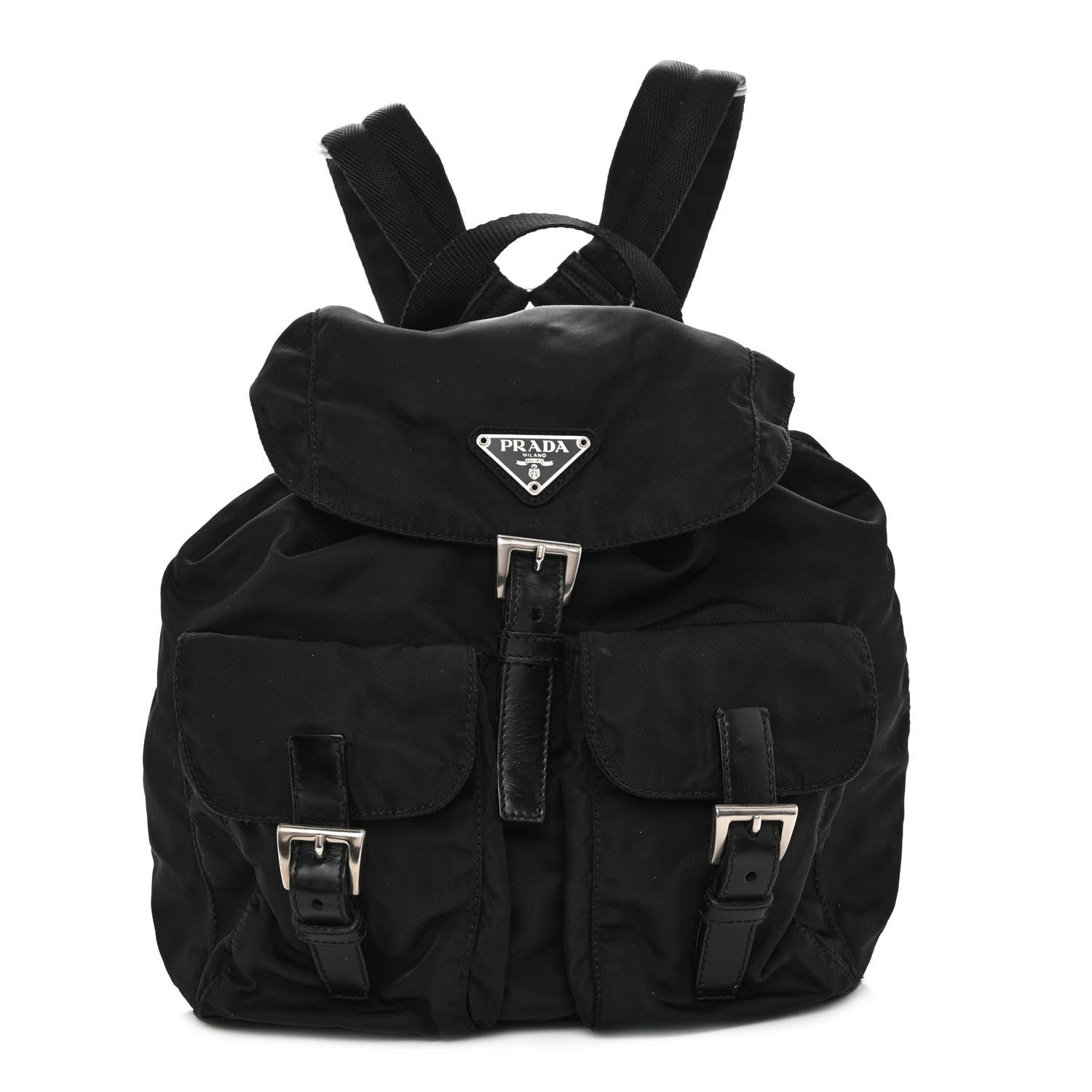 Prada Nylon Vela Small Backpack Black 1 of 9
