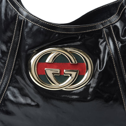 Gucci Dialux Medium Britt Shoulder Bag Black 10 of 10