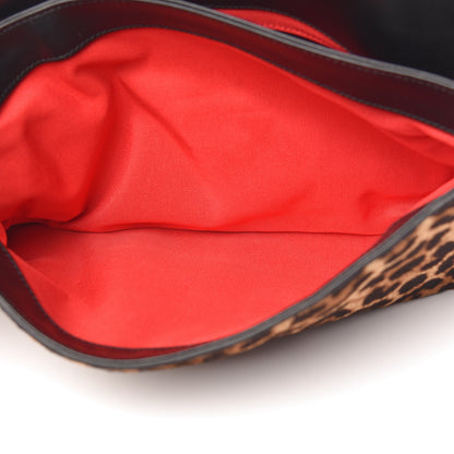 Christian Louboutin Pony Hair Leopard Print Rougissime Clutch 9 of 18