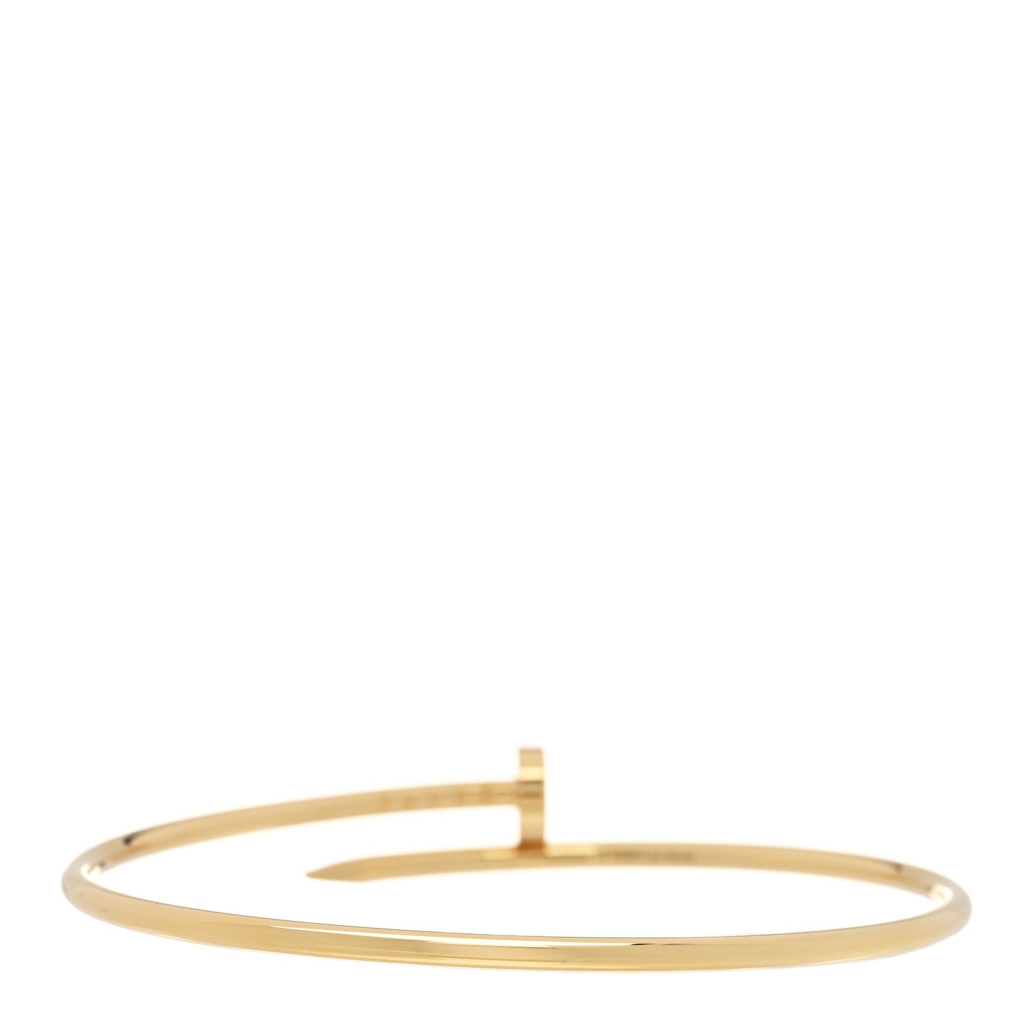 Cartier 18K Yellow Gold Small Juste Un Clou Bracelet 18 2 of 4