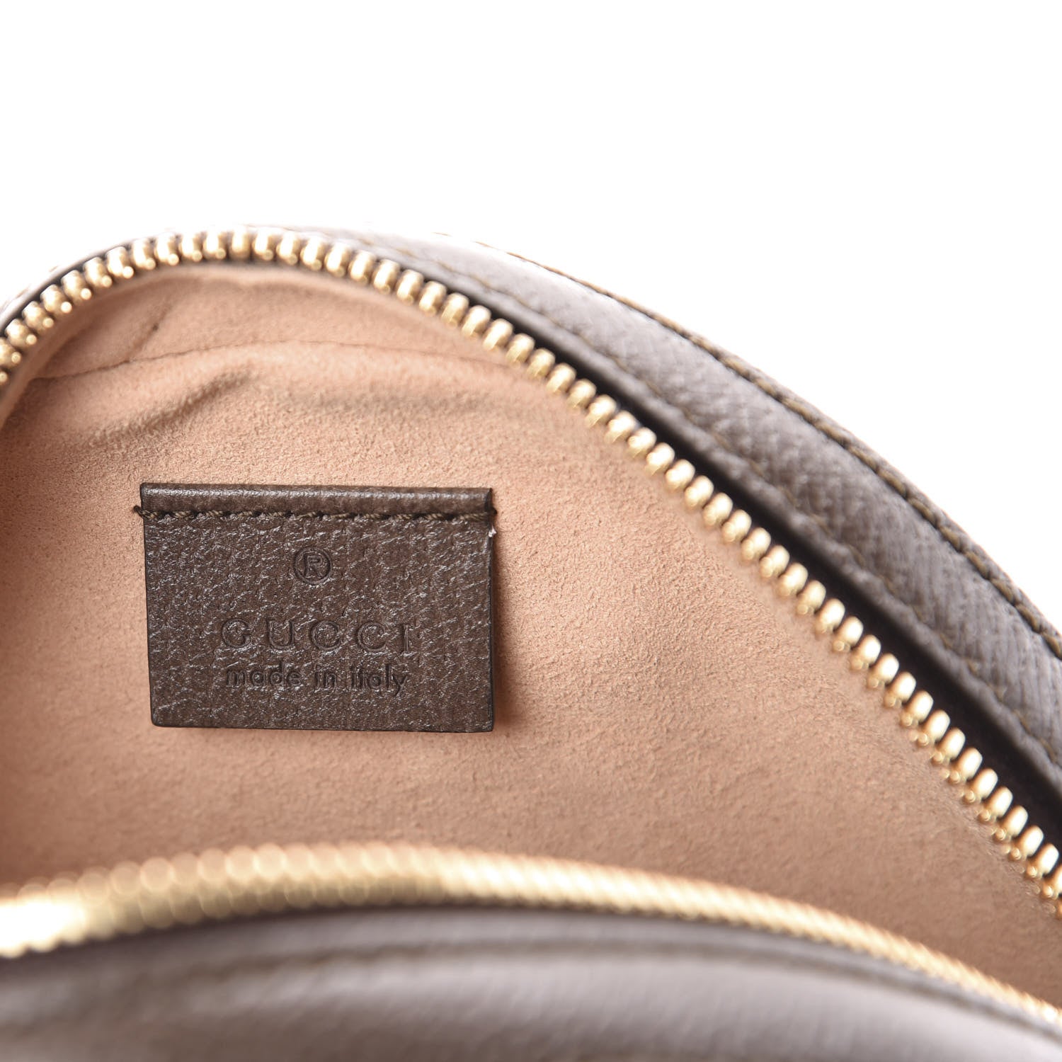 Gucci GG Supreme Monogram Web Mini Ophidia Round Shoulder Bag Brown 6 of 8