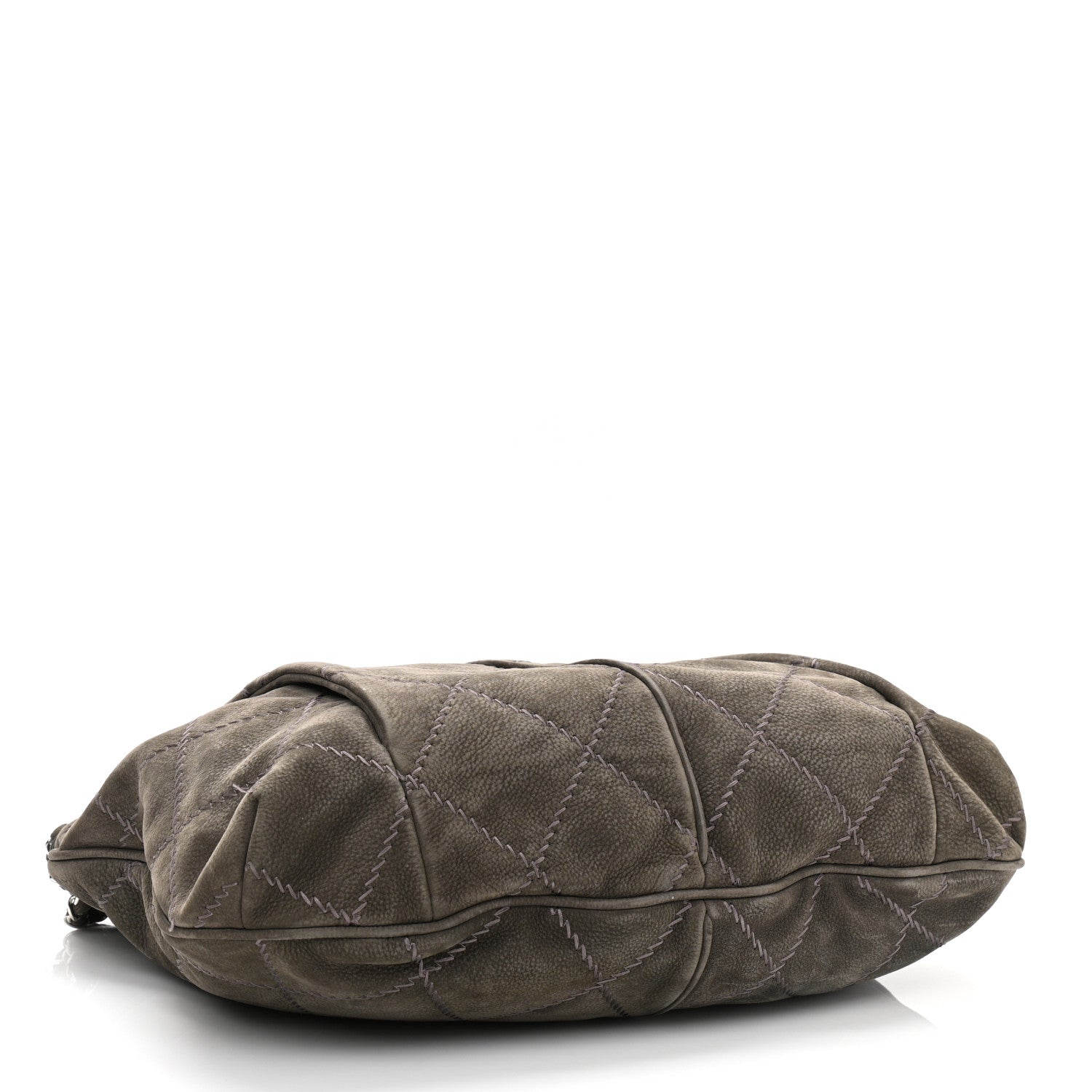 Chanel Suede Ultimate Stitch Hobo Grey 4 of 12