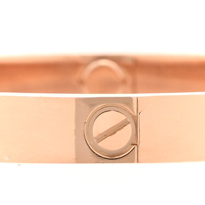 Cartier 18K Pink Gold LOVE Bracelet 17 4 of 9