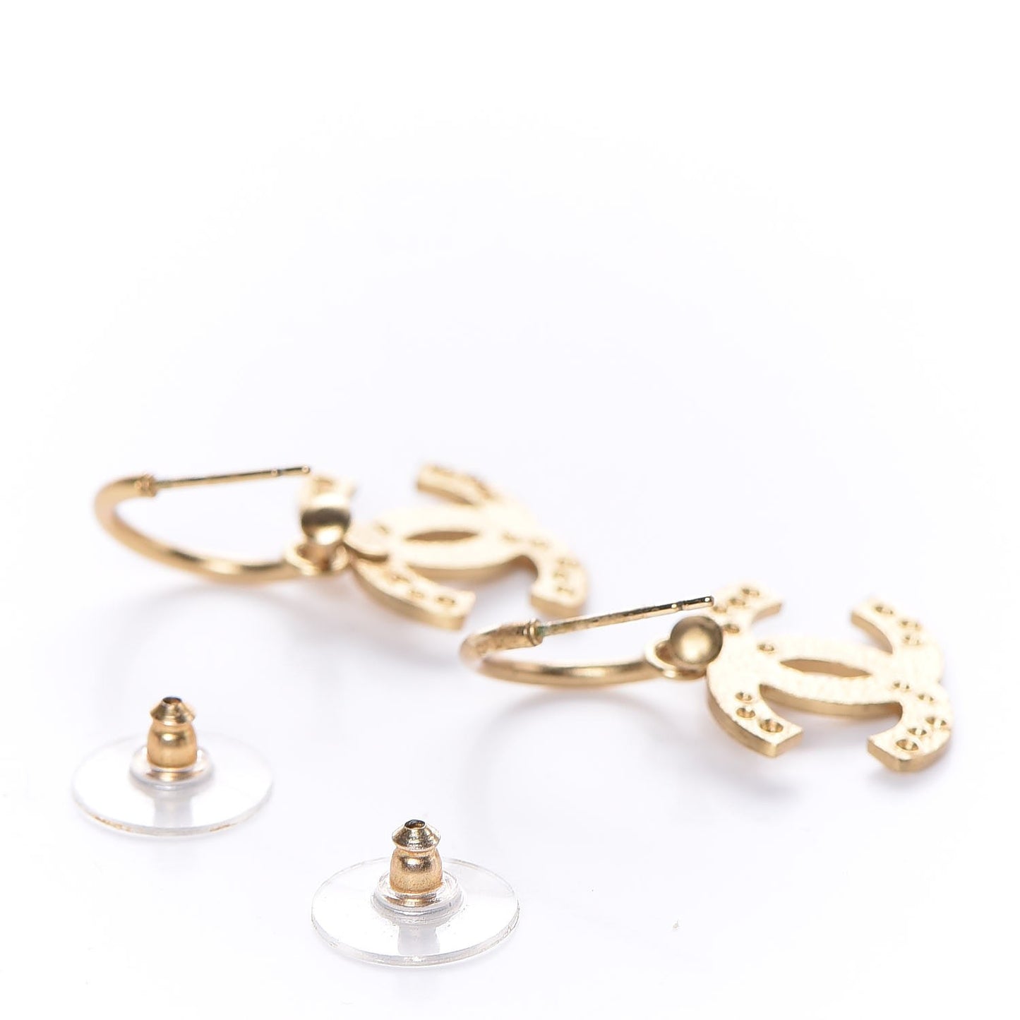 CC Star Drop Earrings Gold