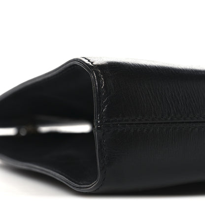 Salvatore Ferragamo Calfskin Diana Chain Shoulder Bag Black 8 of 10