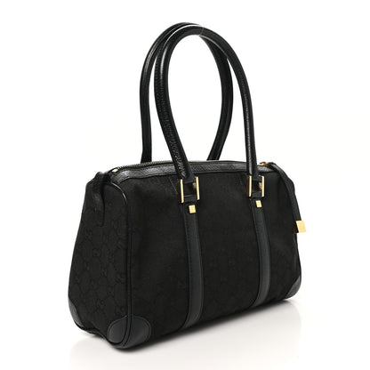 Gucci Monogram Boston Bag Black 3 of 10