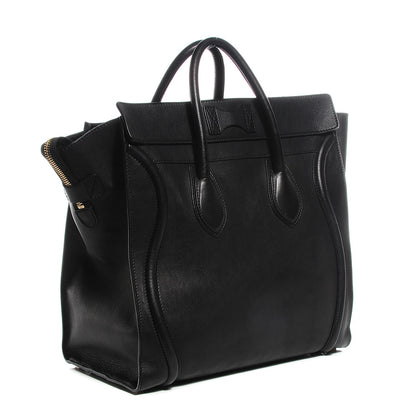 Celine Smooth Calfskin Medium Luggage Black 3 of 7