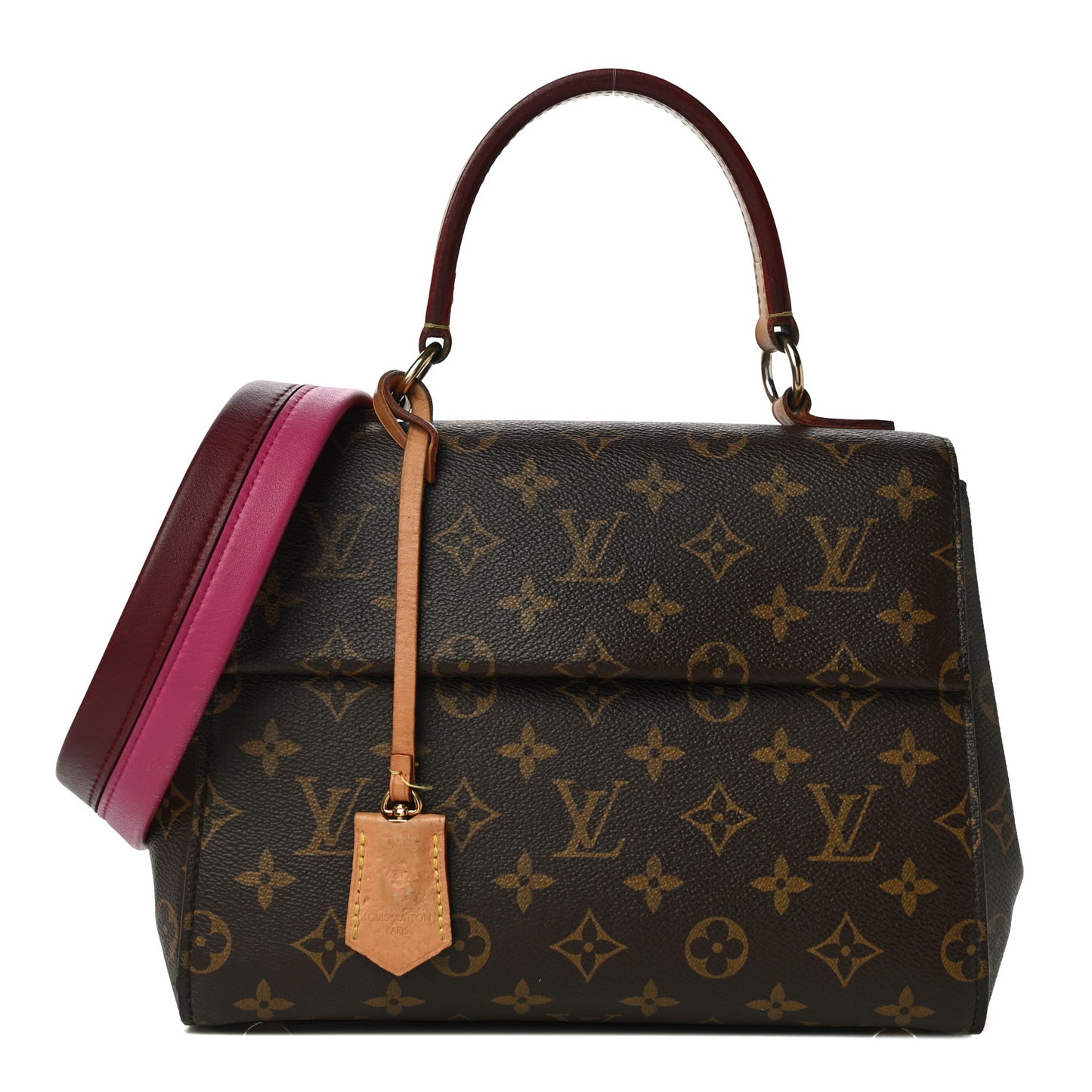 Monogram Cluny BB Bordeaux Fuchsia