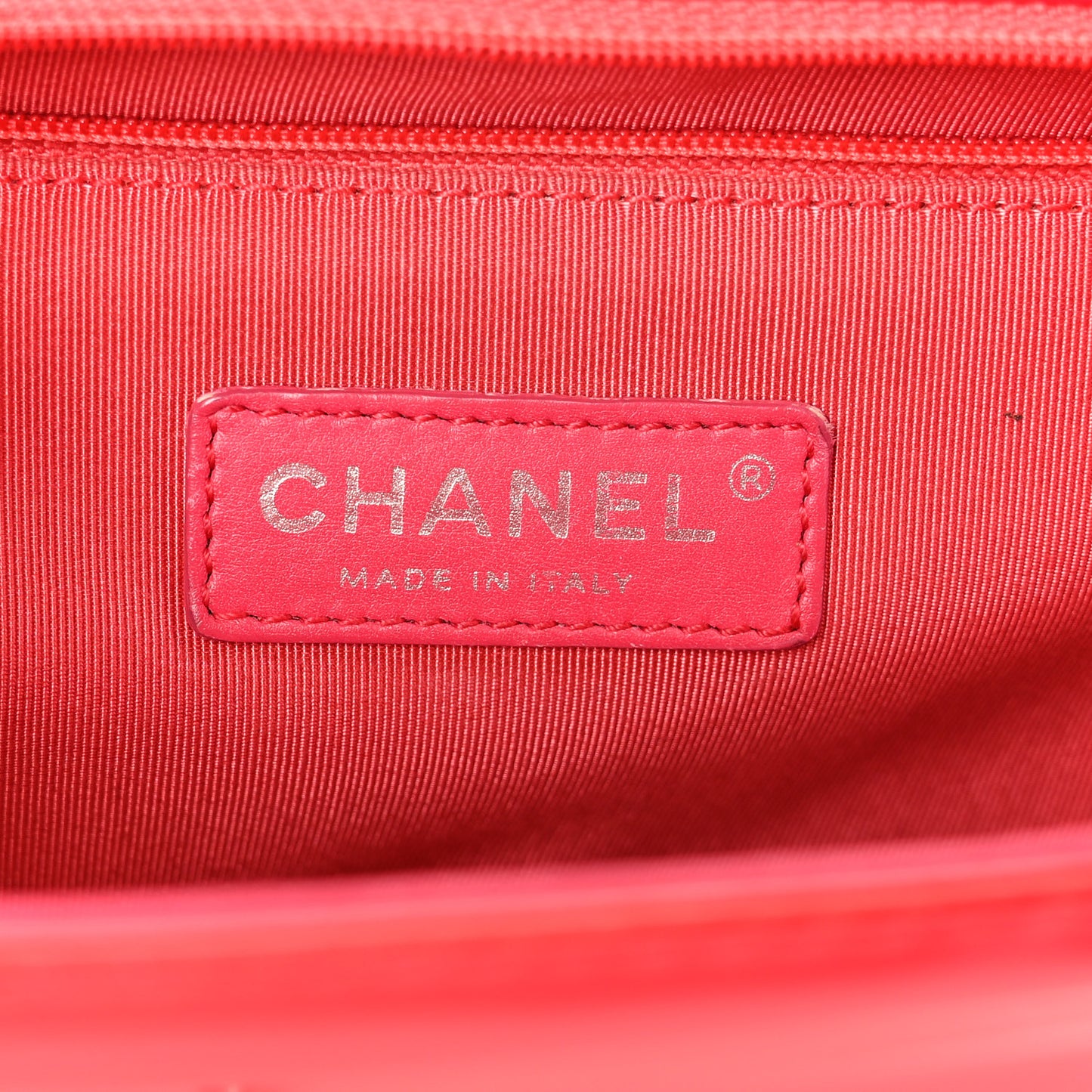 Patent Quilted Large Boy Flap Pink