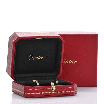 Cartier 18K Yellow Gold Small LOVE Hoop Earrings 5 of 5
